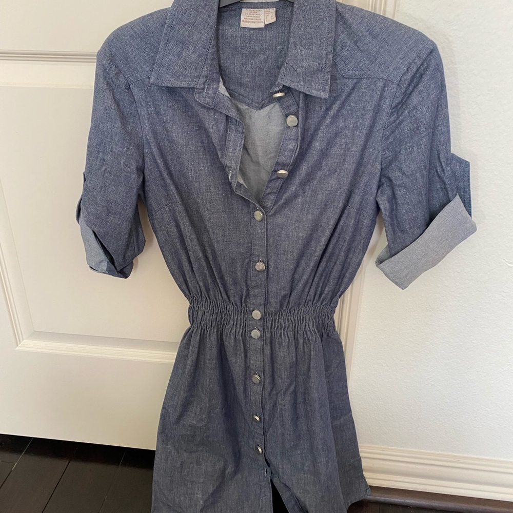 Super cute jeans mini dress